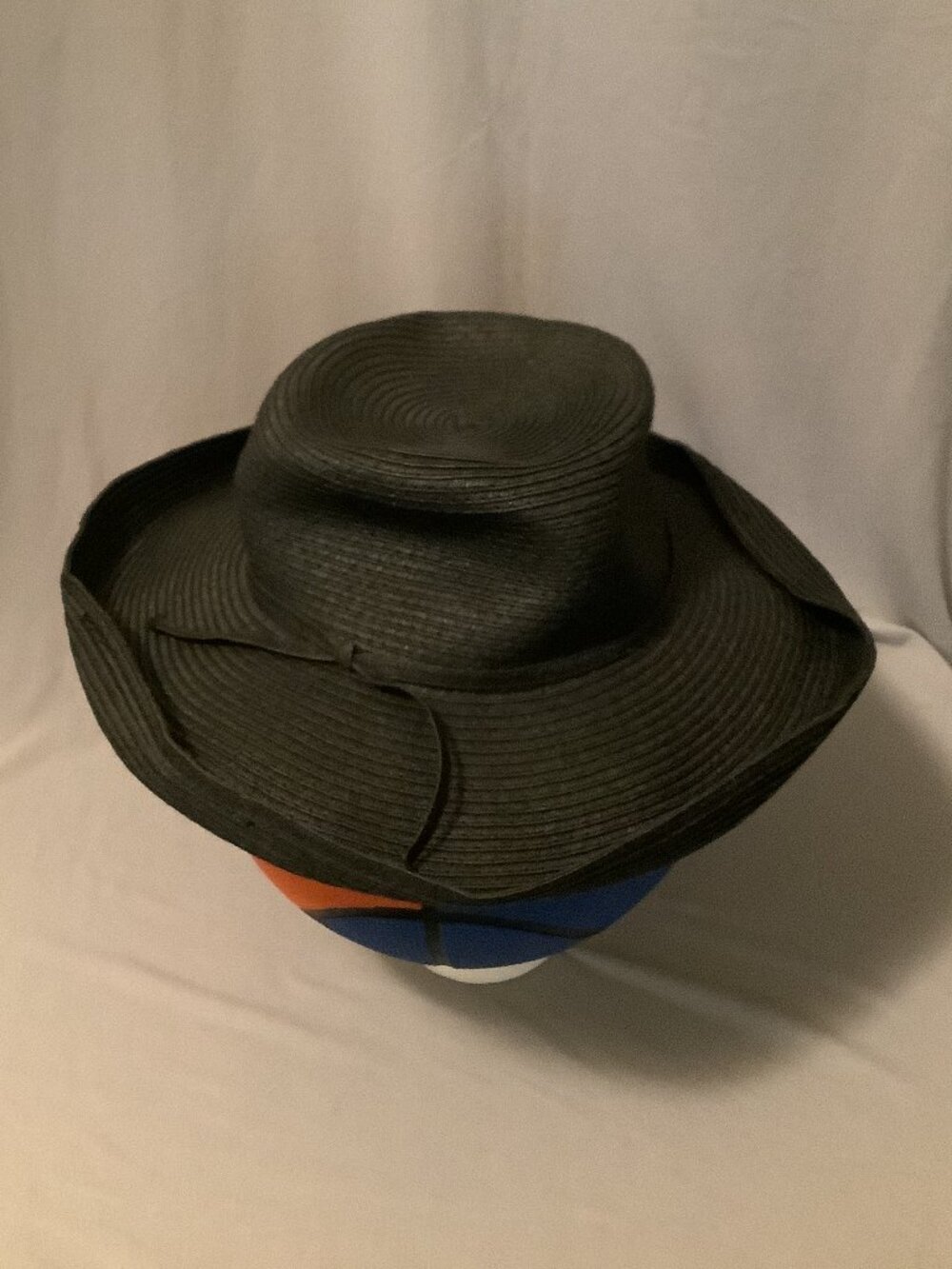 Sun 'n Sand Accessories Black Wide-Brim Straw Sun Hat